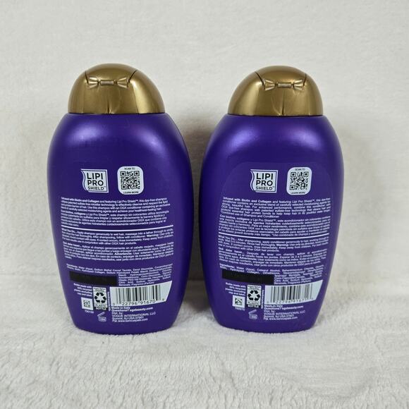 OGX Biotin and Collagen Shampoo and Conditioner for Volume/Texture NEW 2 pack - Picture 2 of 2